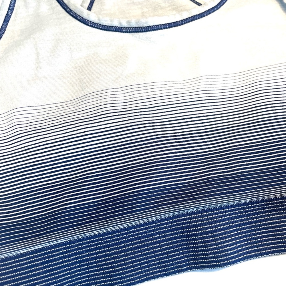 2 Yummie Purple ombré and blue ombré Racerback Sports Bra with Stretchy Fabric - Picture 5 of 9